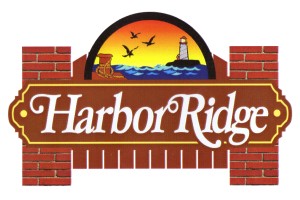Harbor Ridge New Entrance Sign